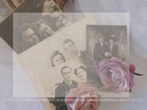 Lot de 4 photos anciennes de mariage – libres de droit