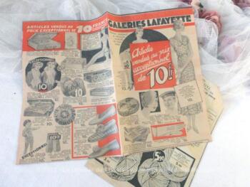 Ancien catalogue "Blanc" des magasins "Aux Galeries Lafayette" datant du début des années 30.