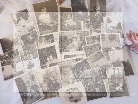 Lot de 29 photos anciennes bébés et enfants - libres de droit