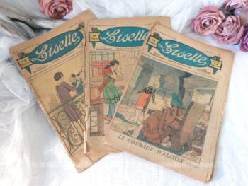 Lot de 3 anciennes revues de 