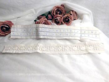 VENDU - Duo de bandes de broderies entre-deux