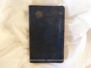 Voici un tout petit agenda de poche pour l'année 1934, cadeau publicitaire des assurances 