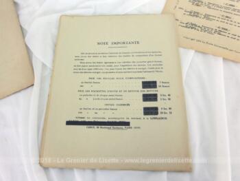 Voici des cours Ecole Universelle par correspondance datés de 1934. Cours de musique et d'hygiène, programme de 3eme année des Ecoles Normales.