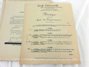 Cours Ecole Universelle par correspondance datés de 1934 – Image 4