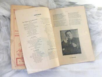 Revue annuelle Folies Bergère 1922 pour la ville de Rouen, revue locale d'une petite opérette pour l'hiver 1922/1923 comporte le titre de 'Tu m'as pas dit boudou....