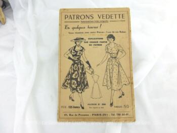 Patron d'une robe de 
