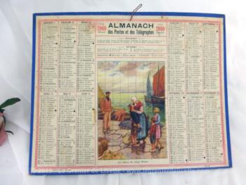 Almanach des Postes et Télégraphes année 1940, avec feuillets complémentaires.