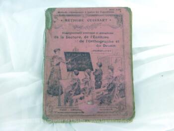 Ancien livret d'enseignement de la lecture sur l'Enseignement Pratique et Simultané de la Lecture, de l'Ecriture programme du 27 juillet 1882.