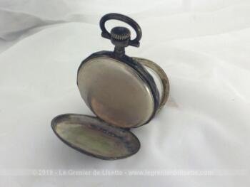 Ancienne montre gousset argent pour déco mais avec un petite restauration, une seconde vie l'attend.