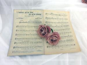 Ancienne partition « L’Amour qu’un Jour, tu m’as Donné »
