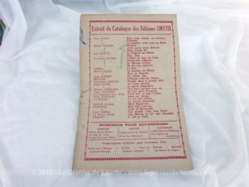 Voici une ancienne partition de la chanson 