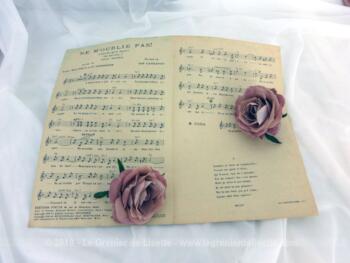 Ancienne partition chanson "Ne m'oublie pas", tango roumain enregistré sur disque Columbia par Bordas. Copyright 1934.