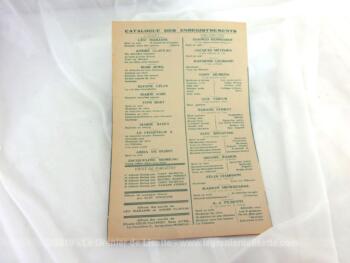 Voici une ancienne partition de la chanson