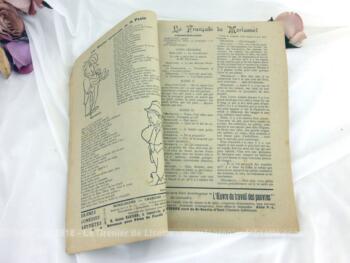 Ancien Almanach Catholique Populaire de 1930, sous le patronage du Comité de Propagande de la Presse Catholique, dirigé par l'Abbé Garibaud.