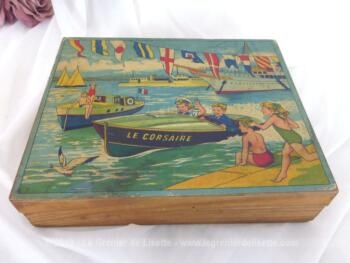 VENDU - Ancienne boite de cubes vintage des années 60