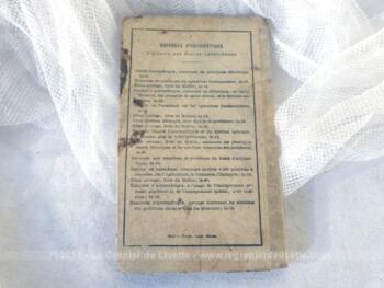 Ancien livre Problèmes sur Les Quatre Règles de 1884, livre de l'élève et ouvrages d'arithmétiques à l'usage des Ecoles Chrétiennes .