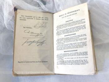 Ancien livre Problèmes sur Les Quatre Règles de 1884, livre de l'élève et ouvrages d'arithmétiques à l'usage des Ecoles Chrétiennes .