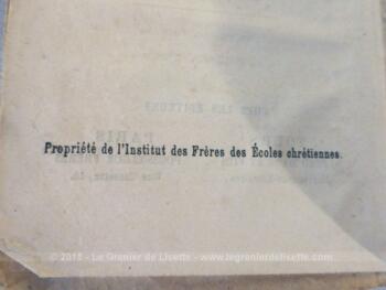 Ancien livre Problèmes sur Les Quatre Règles de 1884, livre de l'élève et ouvrages d'arithmétiques à l'usage des Ecoles Chrétiennes .