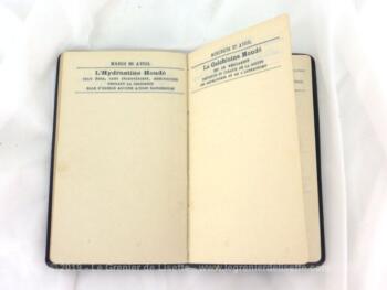 Voici un petit calepin, agenda Carnet Médical 1er semestre 1910 avec sur chaque page un produit de la marque "Houdé" . Plus que centenaire !