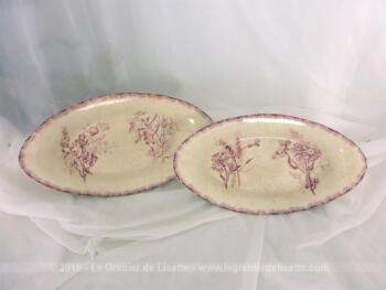 VENDU - Duo de raviers décor rose porcelaine HB et Cie – Image 9