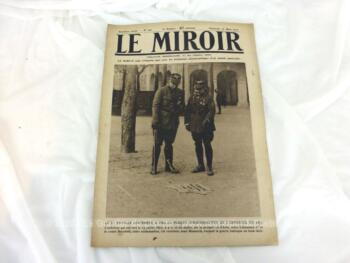 Ancienne revue "Le Miroir" du 16 mars 1919. Sur 16 pages dédiée aux perspectives et avenir de certains pays à la fin de l'armistice française de la guerre 14-18.