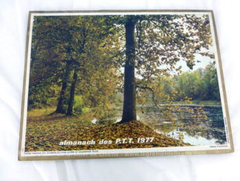 Ancien almanach des P.T.T. de 1977 Chalet – Image 3