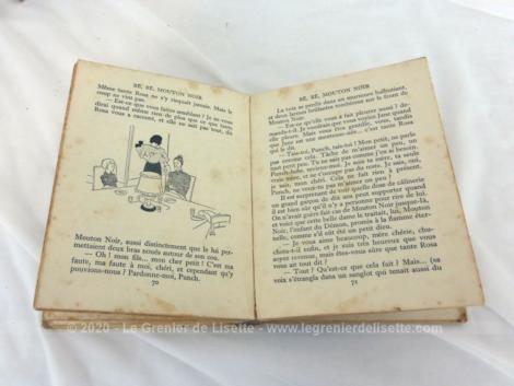 Ancien livre "Bé, Bé, Mouton noir" de Rudyard Kipling édition de 1937, Collection Le Coin des Enfants" sur 94 pages.
