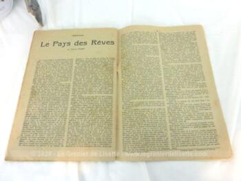 Voici le supplément Littéraire du journal L'Eclaireur de l'Est daté du 5 mars 1928 de 18.5 x 27 cm sur 48 pages avec la nouvelle La Peau du Lion par Charles de Bernard.