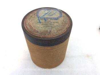 Pour phonographe, voici une ancienne boite vide à cylindre Pathé n°70 portant l'étiquette "La Fille du Régiment" par Czibulka, chanté par Tenesy de l'Opéra Fournets de l'Opéra Comique.