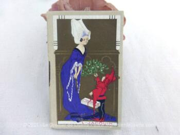 Ancien mini almanach de 1917 sur 14 pages, cadeau publicitaire de L. Jacquin de l'Usine Dammarie-Les-Lys de Bonbons pour Desserts - Spécialités pour Baptêmes.