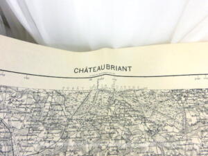 Carte situation Chateaubriant – Guerche de Bretagne 1957