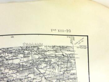 Voici une ancienne carte de situation publiée par l'Institut Géographique National pour le secteur Chateaubriant - Guerche de Bretagne en 1957.