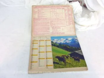 Almanach des PTT pour l' année 1987 avec feuillets complémentaires.