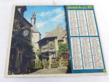 Almanach des PTT pour l' année 1979 avec feuillets complémentaires.
