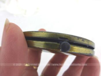 Ancien miroir à main forme poudrier – Image 6