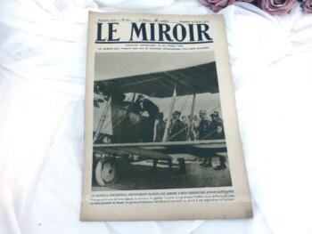 Ancienne revue "Le Miroir" du 23 février 1919. Sur 16 pages dédiées aux perspectives et avenir de certains pays à la fin de l'armistice française de la guerre 14-18.