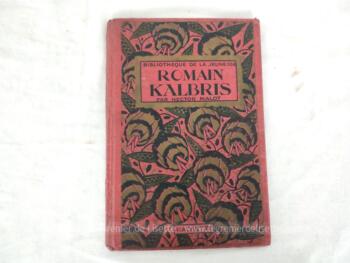 Voici un livre de la Bibliothèque de la Jeunesse "Romain Kalbris" d'Hector Malot de 1923. Pour retrouver la lecture de notre enfance !