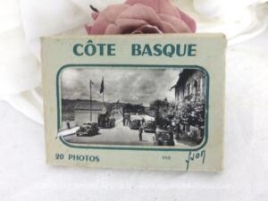 Recueil 20 photos anciennes Côte Basque années 50/60