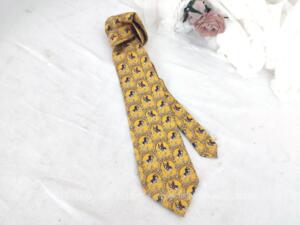 Cravate vintage 100% soie dessin Cavaliers marque Jodhpur