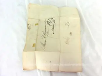 Ancienne petite lettre pli du 17 décembre 1833 expédiée de Rouen et adressée aux Administrateurs des Hospices de Poitiers, pour un règlement de facture.