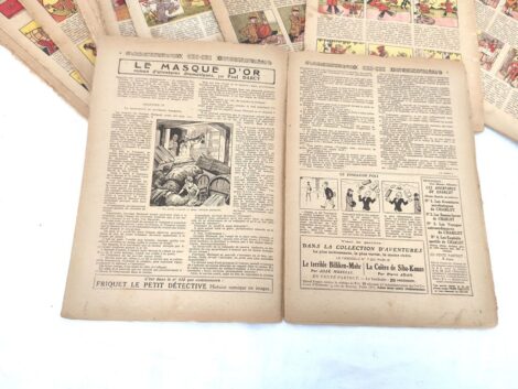 Voici un lot de 18 anciennes revues pour la jeunesse "Cricri et la Croix d'honneur" datées de 1926 et 1927. Quel plaisir de retrouver ces revues d'autrefois !