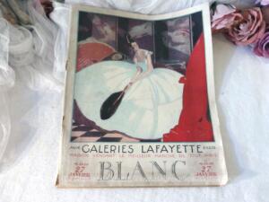 Grand catalogue « Aux Galeries Lafayette » Blanc du 27 janvier