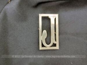 Monogramme métal J à incruster