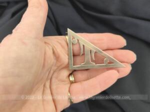 Monogramme triangle métal T à incruster