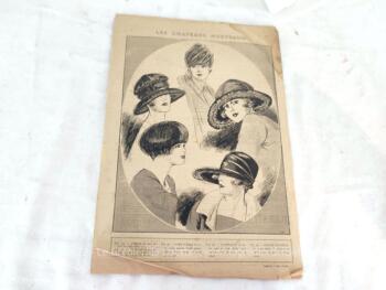 Ancienne revue "La Revue de Madame", dont voici le numéro 23 daté du 6 mars 1919 parfait pour découvrir la mode du début des années 20.