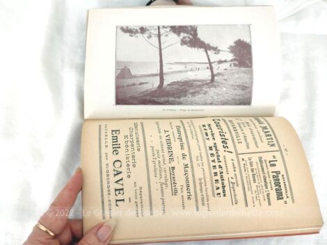 Pas de date mais les photos nous transportent dans les années 30, alors voici un ancien Guide Touristique de l'Ile d'Oleron sur 72 pages pour un vrai voyage pittoresque de cette ile .