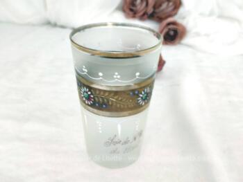 Verre de Bohème Souvenir de N.D. du Haut – Image 5