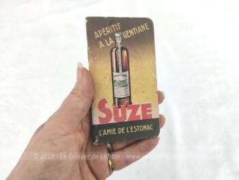 Ancien petit carnet de notes et calendrier pour l'année 1941, cadeau publicitaire de l'apéritif SUZE