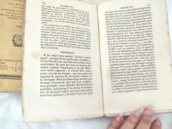 Voici un trio des livres "Les Psaumes Traduits en Français avec des Notes et des Reflexions" par le P. G. F. Berthier avec les tomes II, IV et V datés 1852.