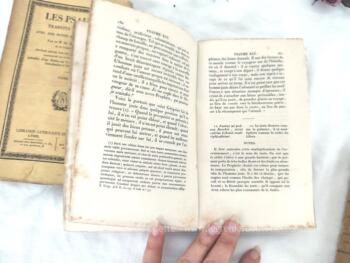 Voici un trio des livres "Les Psaumes Traduits en Français avec des Notes et des Reflexions" par le P. G. F. Berthier avec les tomes II, IV et V datés 1852.